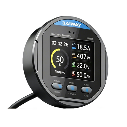 TR24 100A Battery Monitor Coulomb Meter Waterproof LCD for Lithium Solar RV - 01 1.png