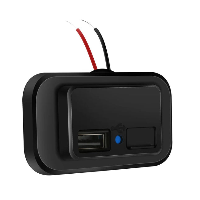 Dual USB 3.1A Car Charger Power Socket 12–24V with Dust Cover - 01 3.1a USB Chargers socket-1.jpg