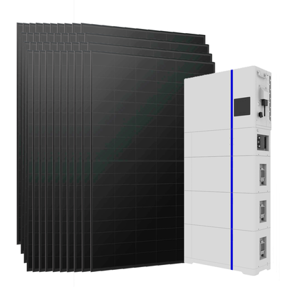 Deye 12kW 15.36kWh Three-Phase All-in-One Home Solar System with 40 JA Solar 455W Panels - 01