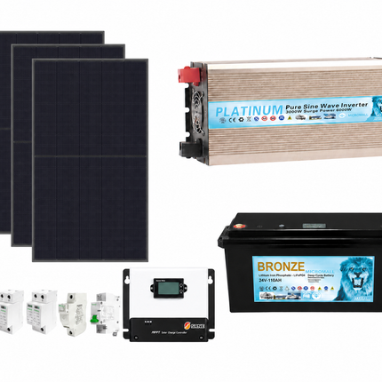 7KWH 24V 3KW Off Grid LiFePO4 Lithium Battery Solar Kit - 01 已生成图像 1 (3).png