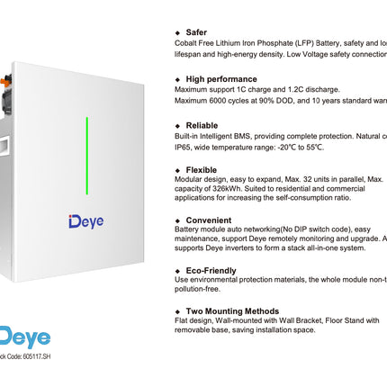 Deye RW-F16 LiFePO4 Battery 51.2V 16 kWh High-Performance Energy Storage - 02 0101.jpg