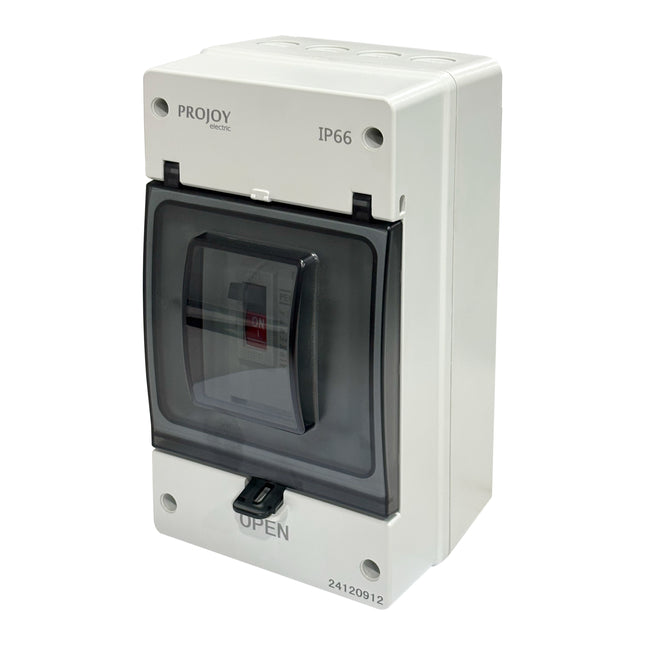 PROJOY DC Circuit Breaker PEMC-250 500V 160A 2P with Waterproof Enclosure - 02 150a breaker-2.jpg