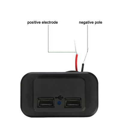 Dual USB 3.1A Car Charger Power Socket 12–24V with Dust Cover - 02 3.1a USB Chargers socket-3.jpg