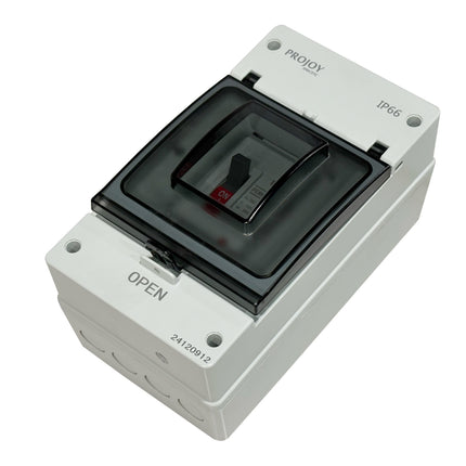 PROJOY DC Circuit Breaker PEMC-250 500V 200A 2P with Waterproof Enclosure