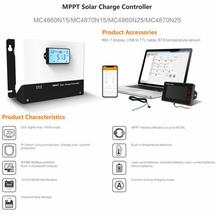 SRNE MC4860N15 MPPT Controller 60A MPPT Solar Charge Controller 12V 24V 36V 48V - 03 03.jpg