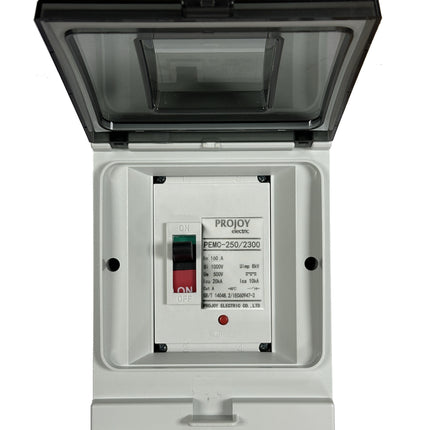 PROJOY DC Circuit Breaker PEMC-250 500V 160A 2P with Waterproof Enclosure - 03 150a breaker-5.jpg