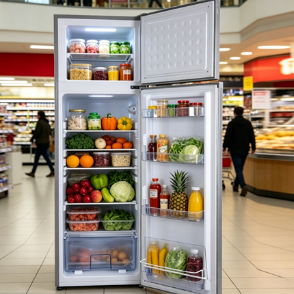 108L 12-24V DC Upright Dual Door Solar Powered Fridge Freezer with DC Compressor - 03 3.png