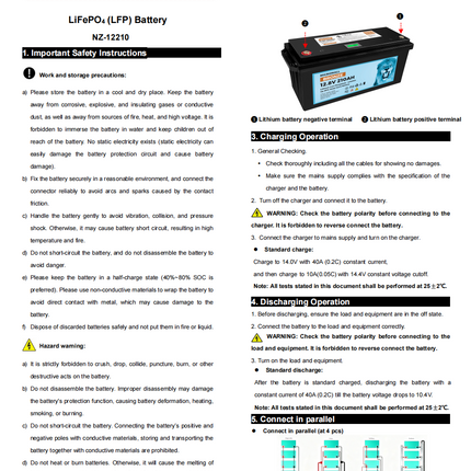 12.8V 210Ah Lithium Battery LiFePO4 Battery Deep Cycle Battery Solar Battery - 03 4.png