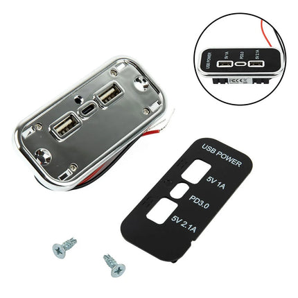 12-24V Dual USB-C PD Fast Charger Socket for Car, Boat & RV - 05 USB car charger-4.jpg