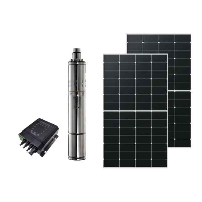 3inch Helical Rotor Solar Power Submersible Pump Combo