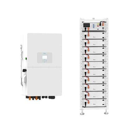 Deye 50kW Three Phase Hybrid Inverter with 51.20kWh Lithium Batteries