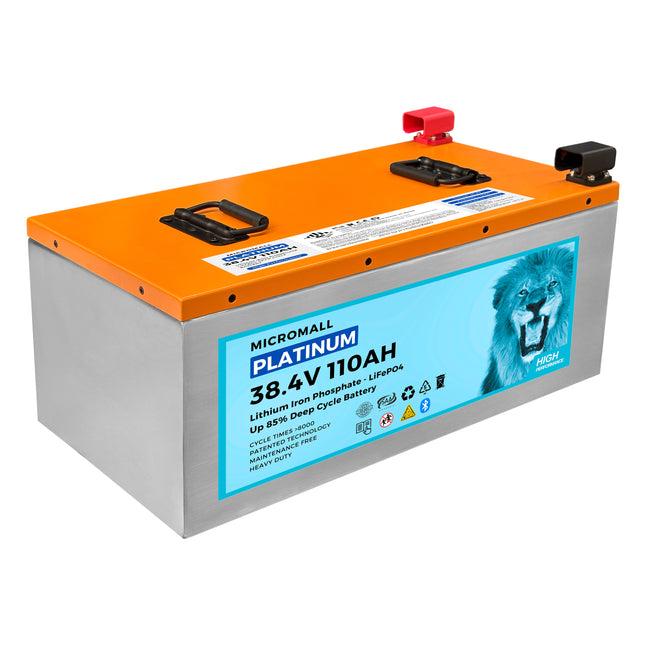 36V 110Ah Lithium Battery LiFePO4 Battery Deep Cycle Battery Solar Battery