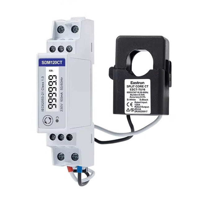 Eastron SDM120CT Modbus Energy Meter 100A/40mA