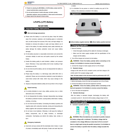 48V 51.2V 100Ah 110Ah 5kWh Lithium Battery LiFePO4 Battery Deep Cycle Battery - 3.png