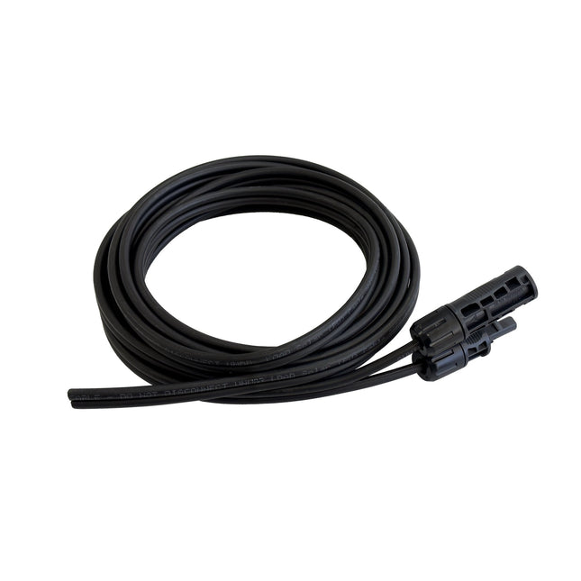 Premium 10m Twin Core Solar Extension Cable 10/12 AWG 6.0mm² with Connectors
