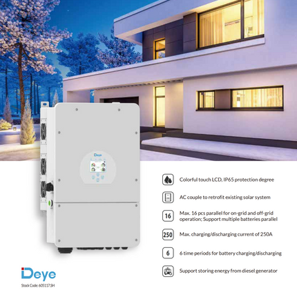 Deye 12kW Single Phase 3 MPPT Hybrid Inverter SUN-12K-SG02LP1-AU-AM3 - 4.png