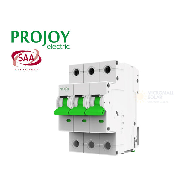 PROJOY DC Miniature Circuit Breaker PEBS-H-63 Series 25A 3P 750V