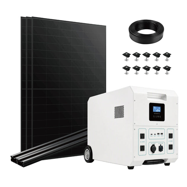 New 2026 Enhanced Solar Package | 5kW Installation-Free Plug-and-Play Portable Solar Power Station – 5.22kWh