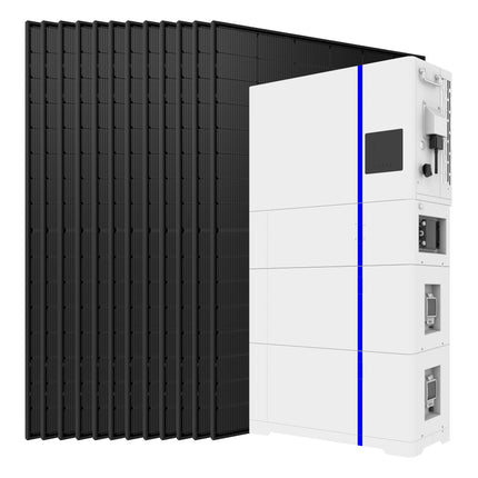 Deye 6kW 10.24kWh Single Phase All-in-One Home Solar System with 12 Panels