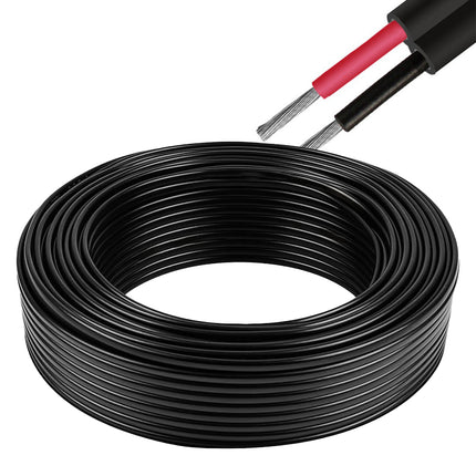 Premium 30m Twin Core Solar Extension Cable 10/12 AWG 6.0mm² with Connectors