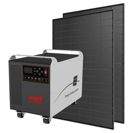 Mustpower HBP18-3024 OS Portable Power Station + Solar Panel Solar Kit