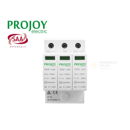 PROJOY PESP-1500 1500V DC Surge Protector for PV
