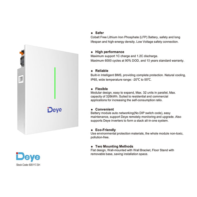 Deye RW-F10.2 LiFePO4 Battery 51.2V 10.2 kWh High-Performance Energy Storage - 597cf4f2-3648-3848-7264-74f1976dce3f-13778.jpeg