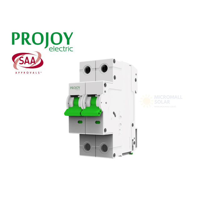 PROJOY DC Miniature Circuit Breaker PEBS-H-63 Series 25A 2P 500V