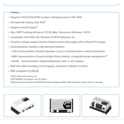 EPEVER ET-NC G3 Series 50A MPPT Charge Controller ET5420NC G3 - 5abbde3a-5055-fb42-e5a2-504fb06264da-13778.jpeg