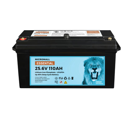25.6V 110Ah Lithium Battery LiFePO4 Battery Deep Cycle Battery Solar Battery - 01