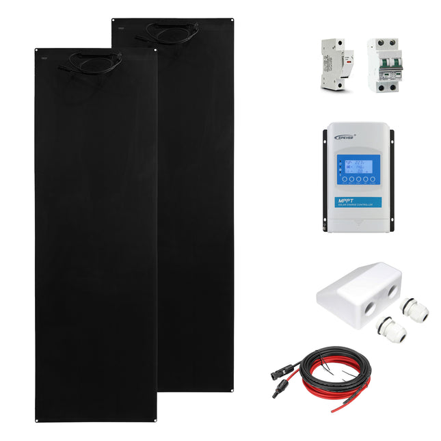 400W Flexible Solar Panel with EPEVER XTRA3210N 30A MPPT Controller Package