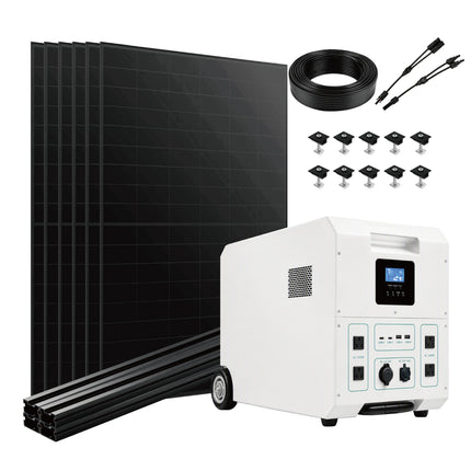 New 2026 Performance Solar Package | 5kW Installation-Free Plug-and-Play Portable Solar Power Station – 5.22kWh