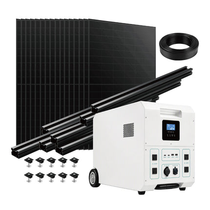New 2026 Premium Solar Package | 5kW Installation-Free Plug-and-Play Portable Solar Power Station – 5.22kWh