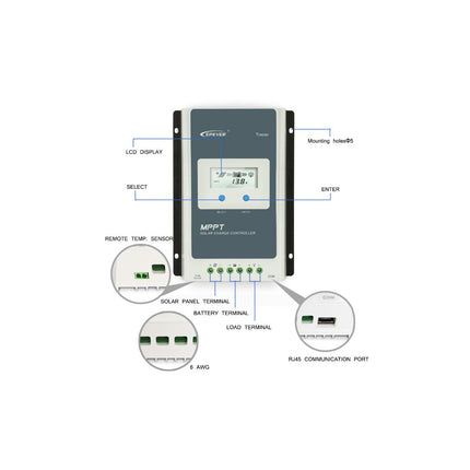 EPEVER TRACER 3210AN MPPT Solar Charge Controller 30A - 81d1419d-01dc-3158-d549-d21330bde22f-13778.jpeg
