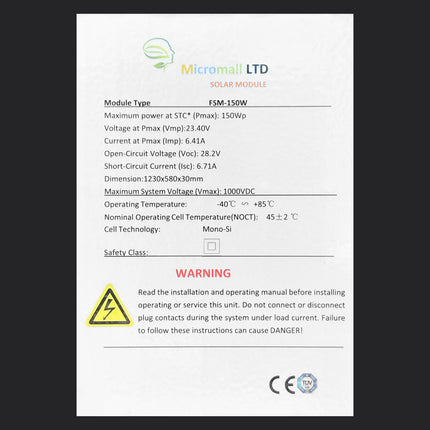2026 Premium Mono A+ Grade 150W Solar Panel - 03 150W3.jpg