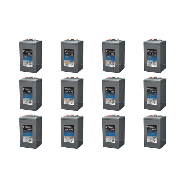 12V/24V 14.4kW Ultra Carbon Deep Cycle Battery for Solar Storage Off-Grid