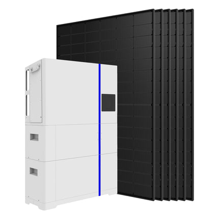 Deye 12kW 5.12kWh Three-Phase All-in-One Home Solar System with 6 JA Solar 455W Panels - 01