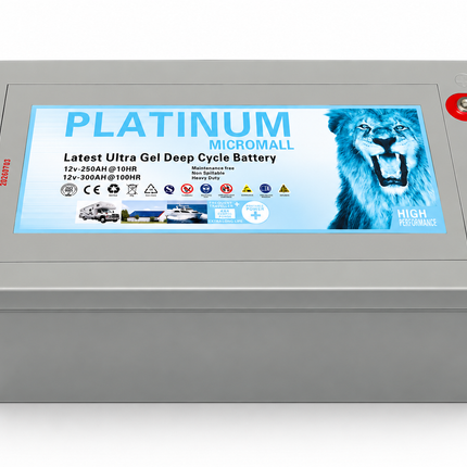 Solar Battery 300Ah 100hr 12V AGM GEL 2.0 Deep Cycle Solar Battery