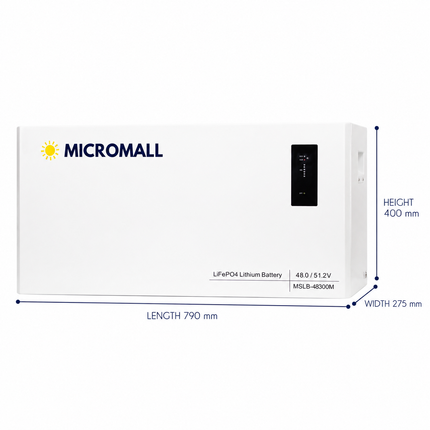 BTL-48V300M battery dimensions: length 790 mm, width 275 mm, height 400 mm