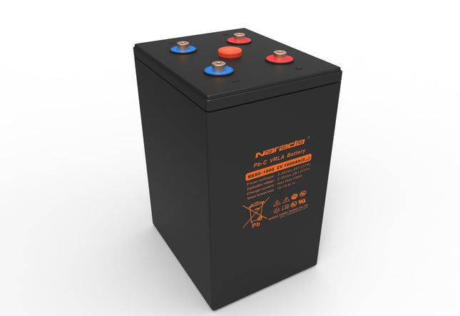 Narada REXC-1000 2V 1000Ah / 1200Ah C100 Four-Terminal Lead Carbon Deep Cycle Battery