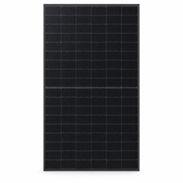 JA Solar JAM54D41-455/LR 455W N-Type Double Glass Solar Module on white background