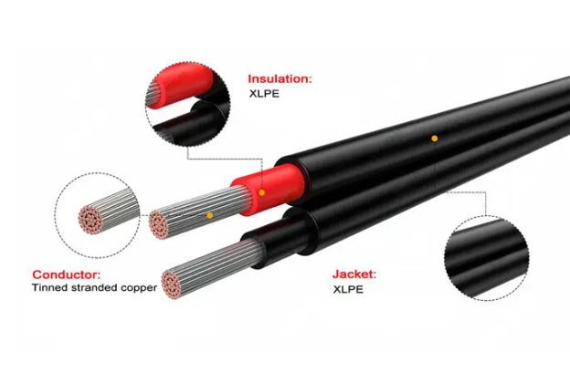 Premium 6mm² Twin Core Solar Cable UV Protected  AS/NZS Standards - Per Meter