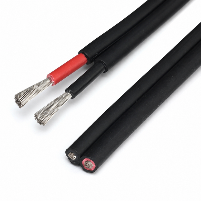 Premium 4mm² Twin Core Solar Cable UV Protected  AS/NZS Standards - Per Meter