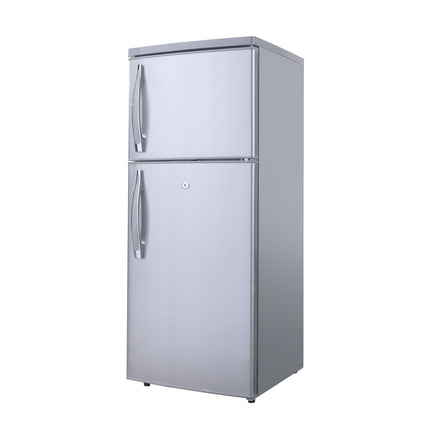 180L 12-24V DC Upright Dual Door Solar Powered Fridge Freezer with DC Compressor