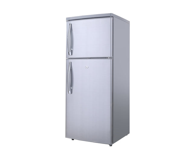 180L 12-24V DC Upright Dual Door Solar Powered Fridge Freezer with DC Compressor