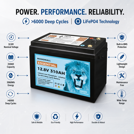 12.8V 310Ah Lithium Battery LiFePO4 Battery Deep Cycle Battery Solar Battery - 761a9a78f761586c23c99b706febfce.png