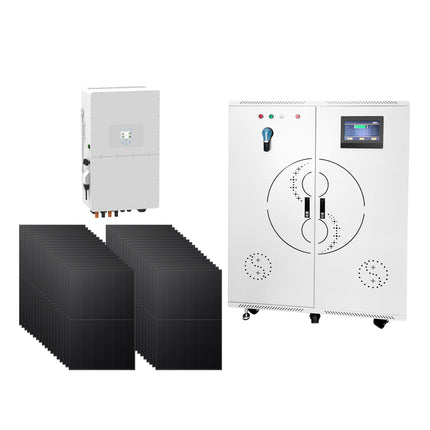 36 Panels Deye 50KW 409V Off-Grid Solar Kit with 8 Units of 210Ah Batteries