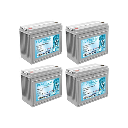 48V 170Ah Golf Cart Battery Full Gel Maintenance Free T1275 Deep Cycle