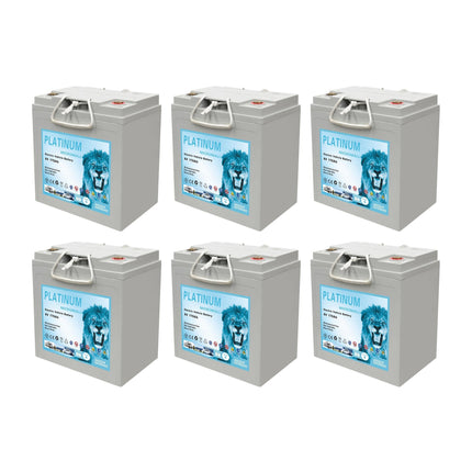 8V 170Ah Golf Cart Battery Electric Vehicle Battery Gel Battery X6