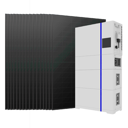 Deye 5kW 10.24kWh Single-Phase All-in-One Home Solar System with 16 JA Solar 455W Panels - 01
